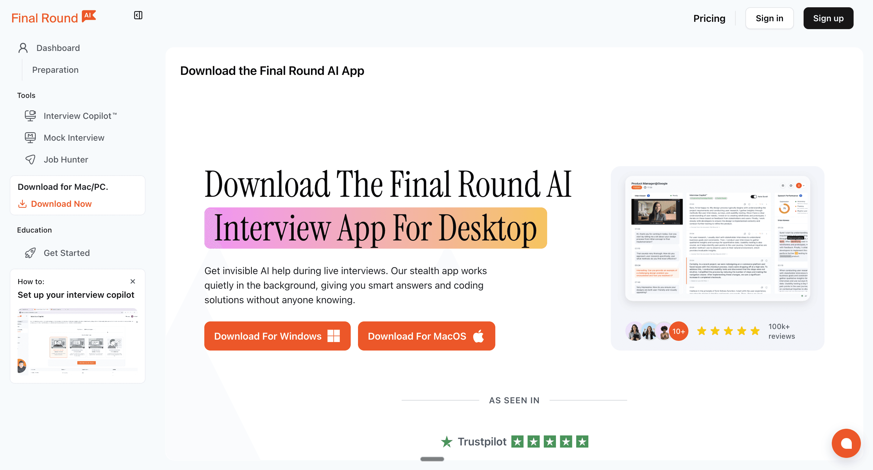 Final Round AI Stealth Mode