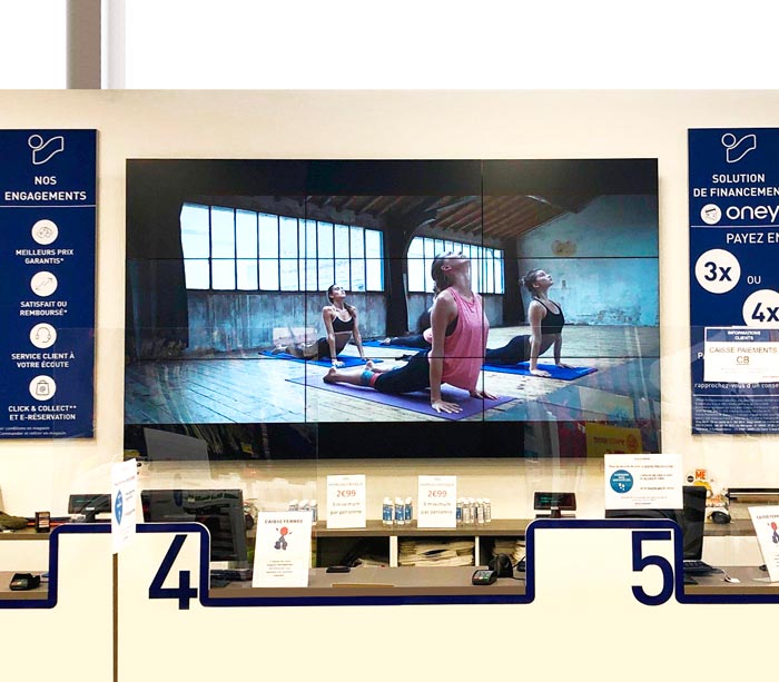 Weezago | Logiciel Affichage Dynamique | Magasins Intersport