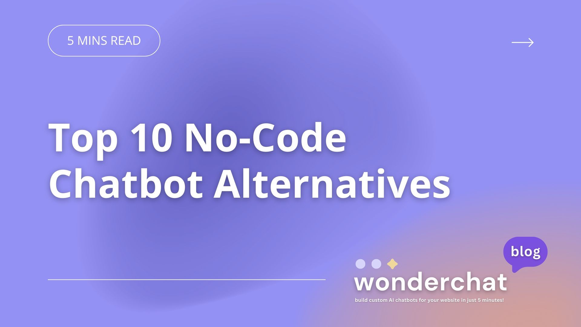 Top 10 No-Code Chatbot Alternatives