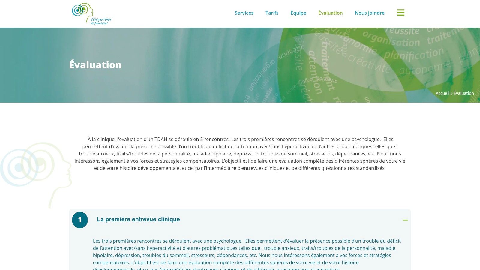 Clinique TDAH de Montréal – Process and booking (FR)