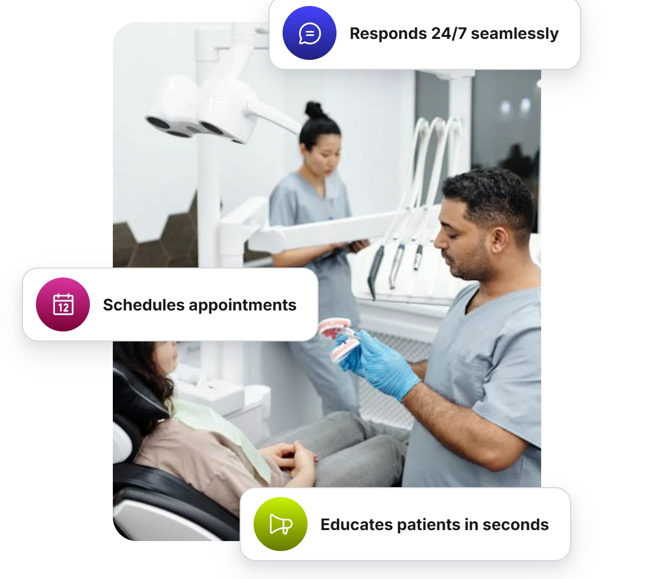 AI agent for dentists automating patient recall reminders