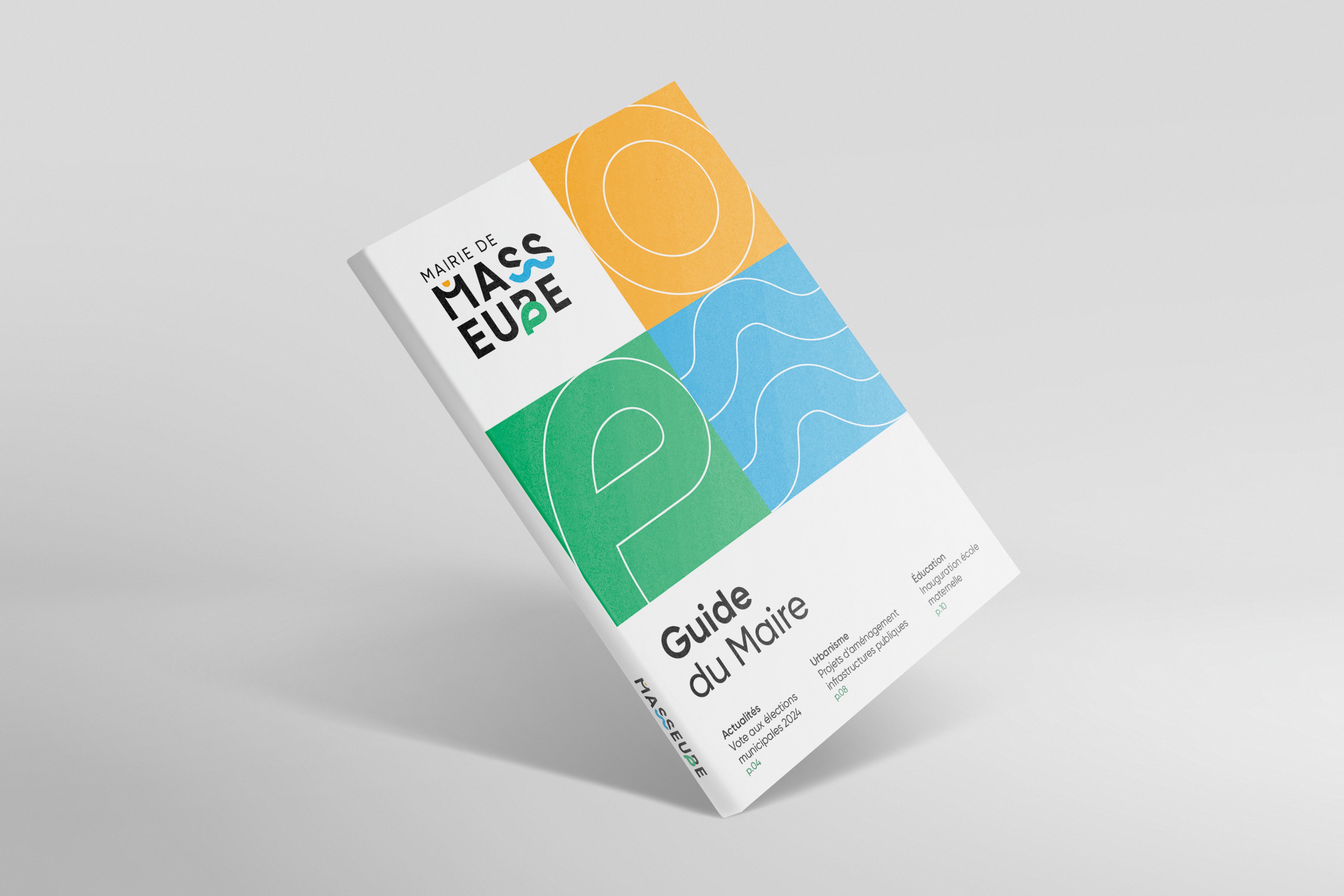 Rapport annuel de la Mairie de Masseube, mise en page colorée et structurée