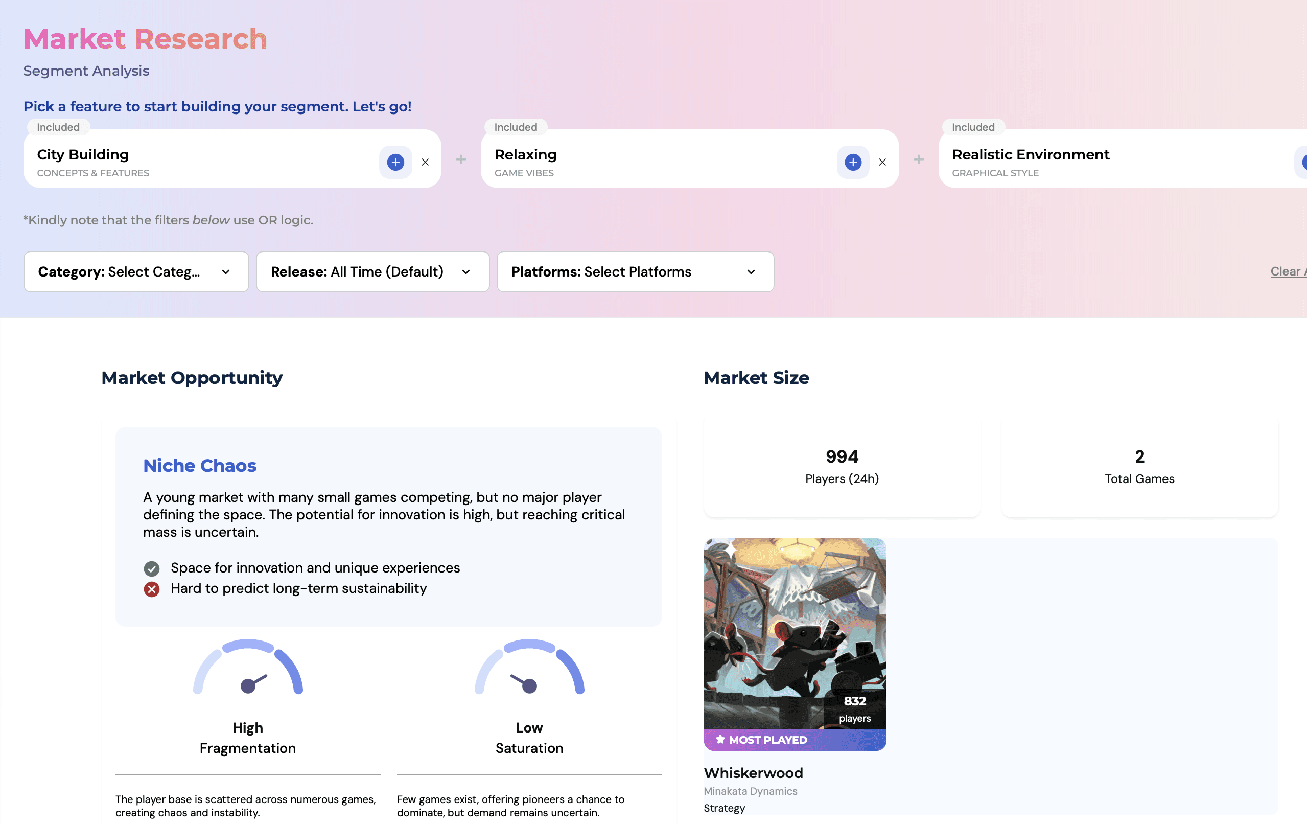 Moving from genre buckets to granular mechanics and player intent.