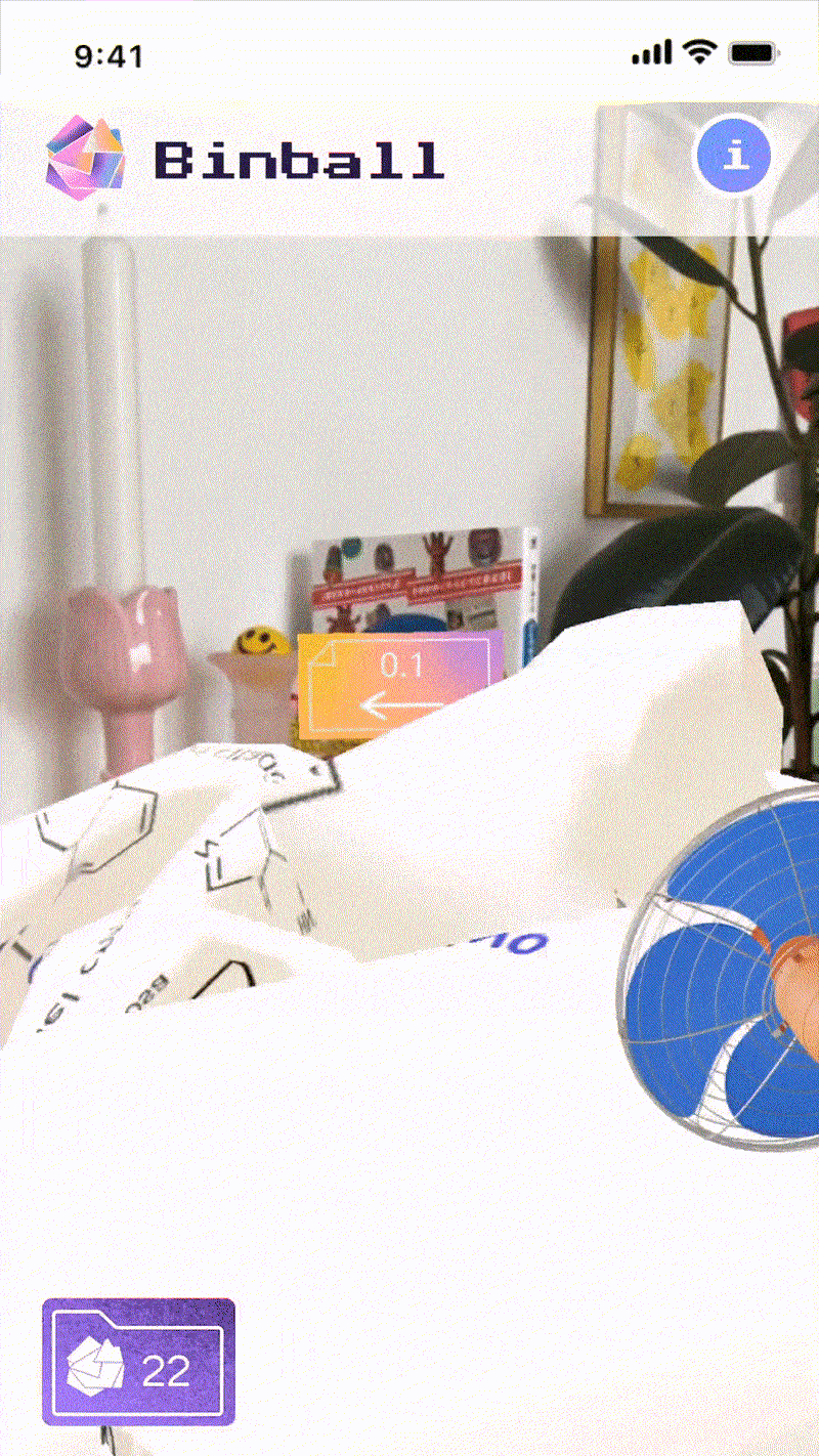 Augmented Reality Binball Game