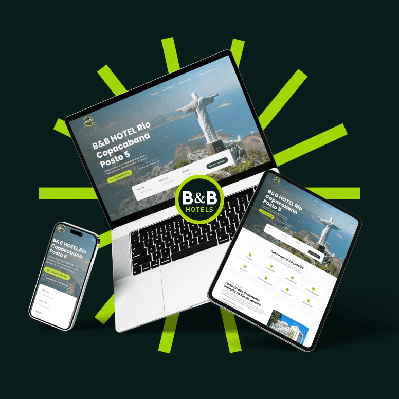 B&B HOTELS Landing Page Hotéis