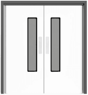 FD60 fire-rated double double action Hygidoor