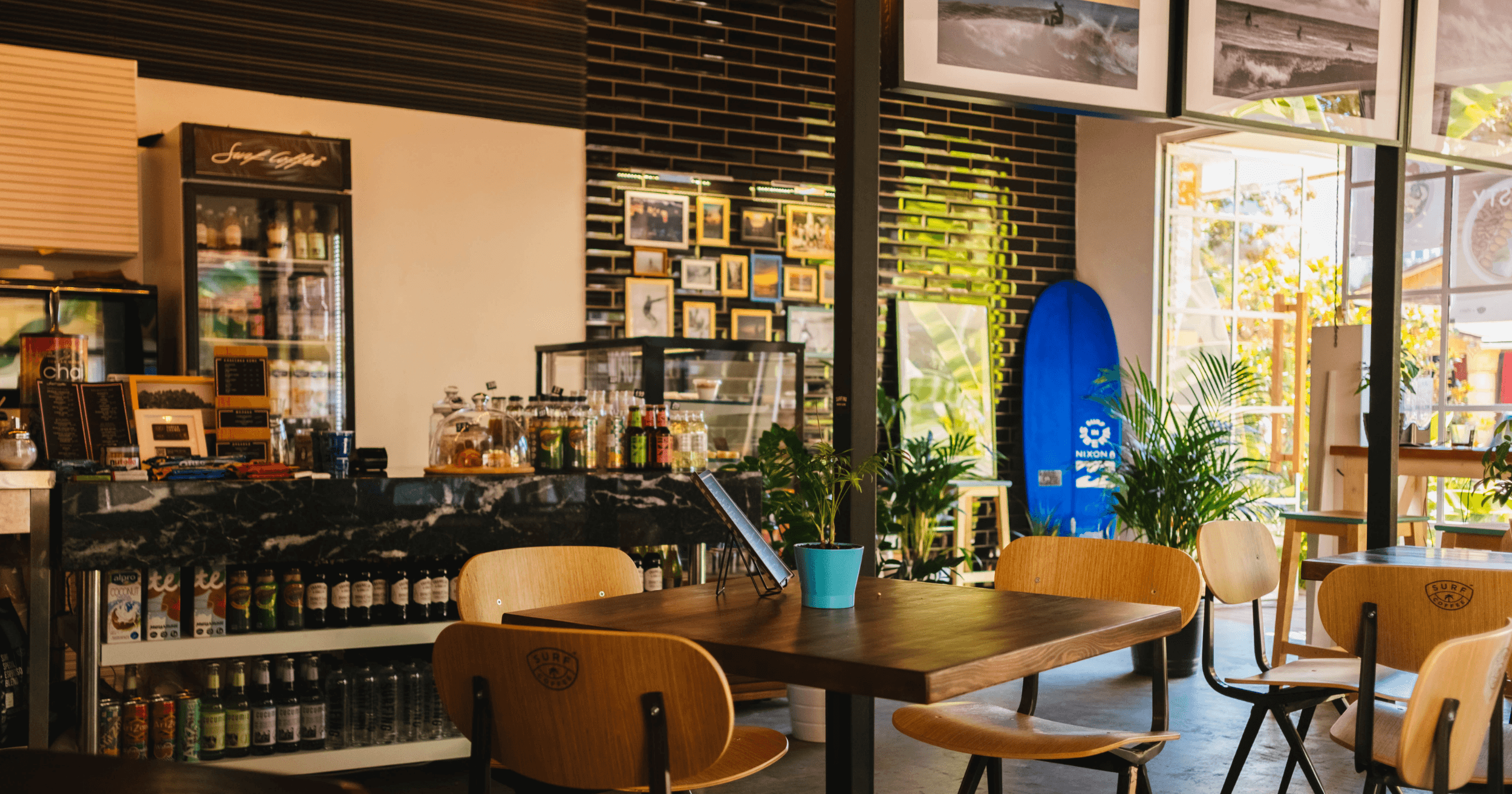 An empty coffee shop