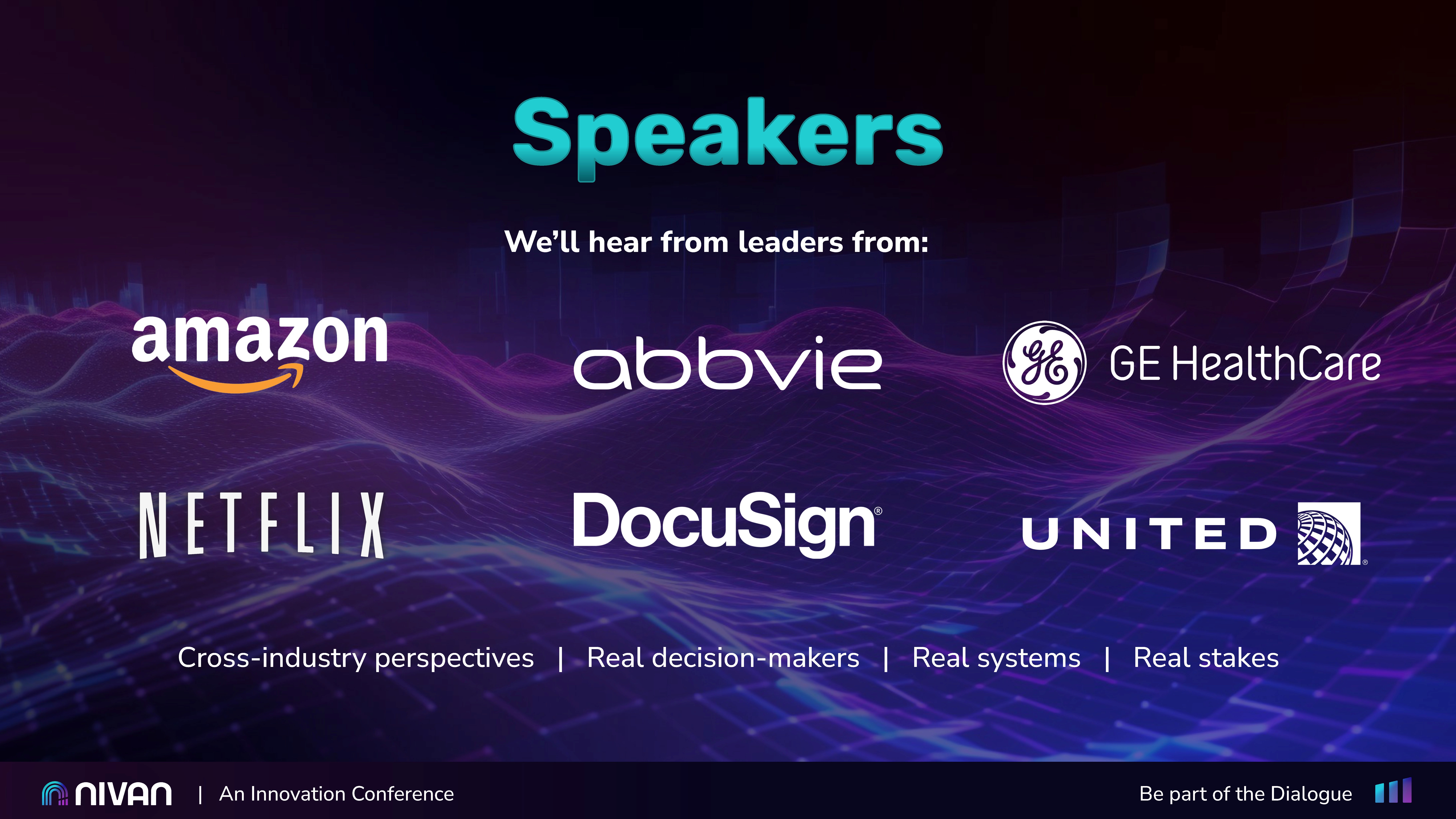 8 variations of nivan logos that includes stacked, horizontal, color, and reverse logos