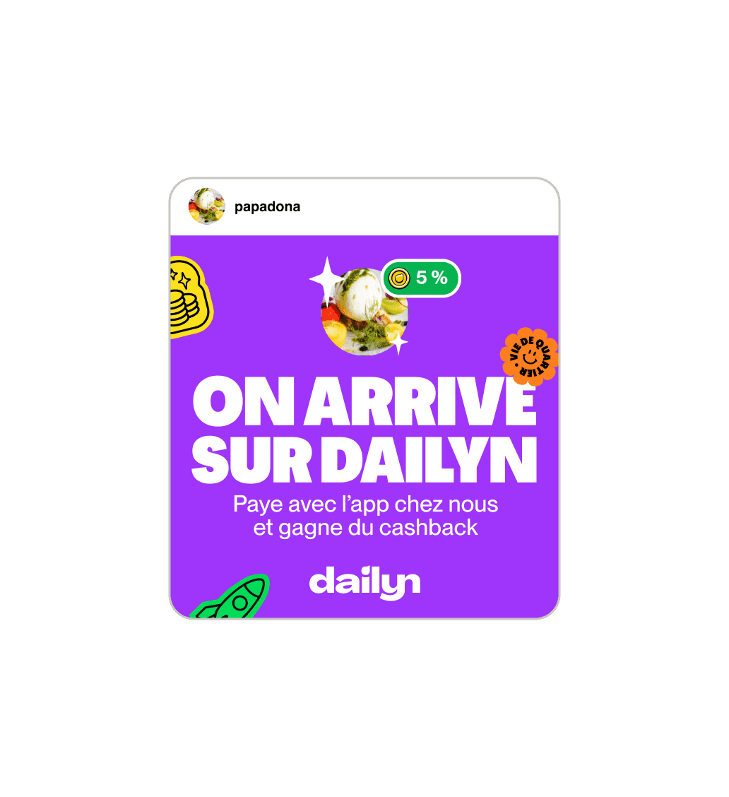 Informez vos clients et futurs clients de votre présence sur Dailyn pour les attirer dans votre commerce.