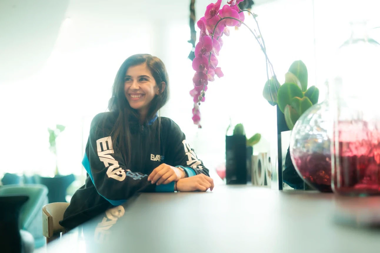 Farah Al Yousef at the Yas Marina Circuit Abu Dhabi