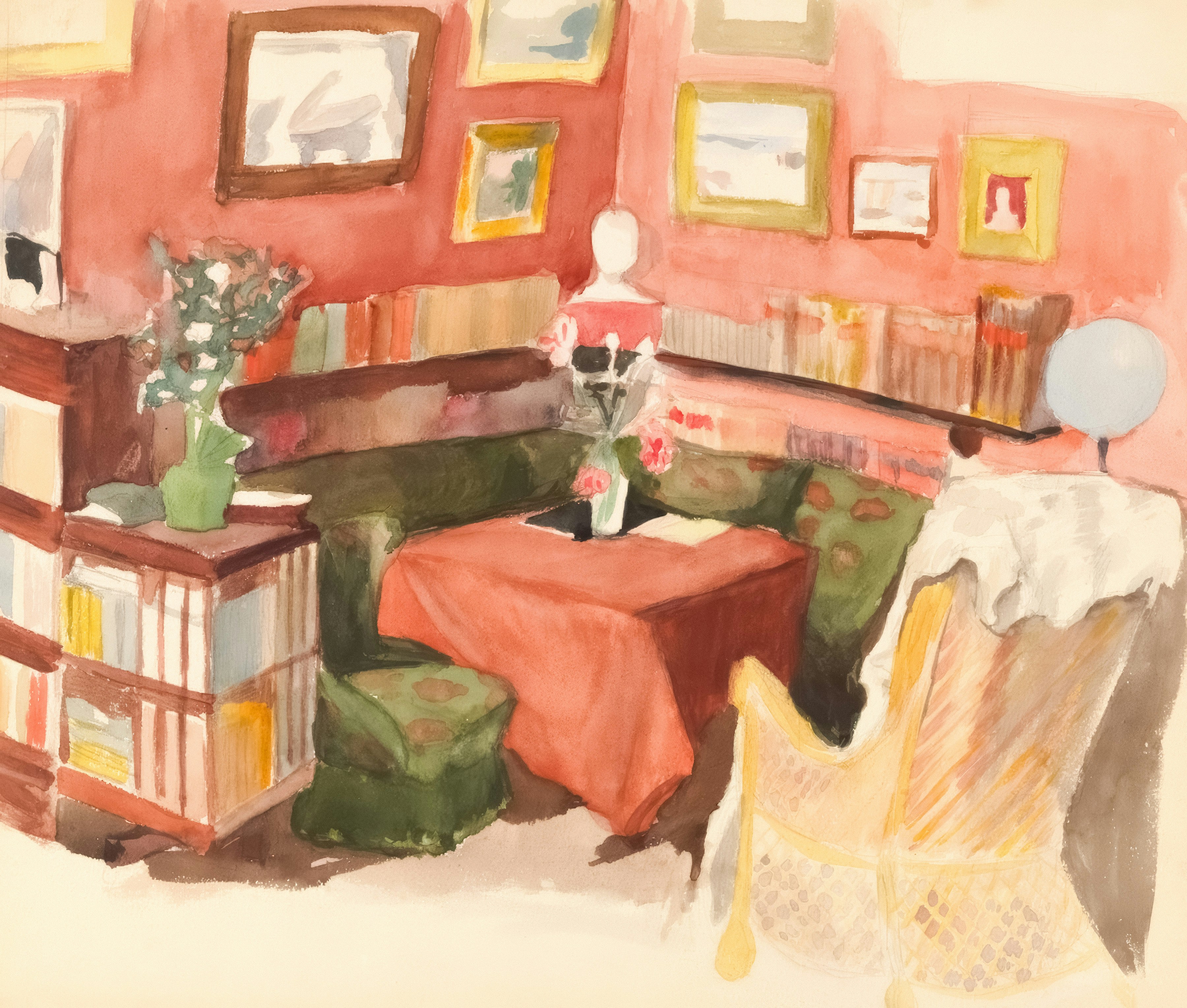 Title: Interior from Annie and Berta Edelfelt's Home in Helsinki Creator: Edelfelt, Albert Date: 1900-1905 Providing institution: Finnish National Gallery Aggregator: National Library of Finland Providing Country: Finland CC0 Interior from Annie and Berta Edelfelt's Home in Helsinki by Edelfelt, Albert - Finnish National Gallery, Finland - CC0.