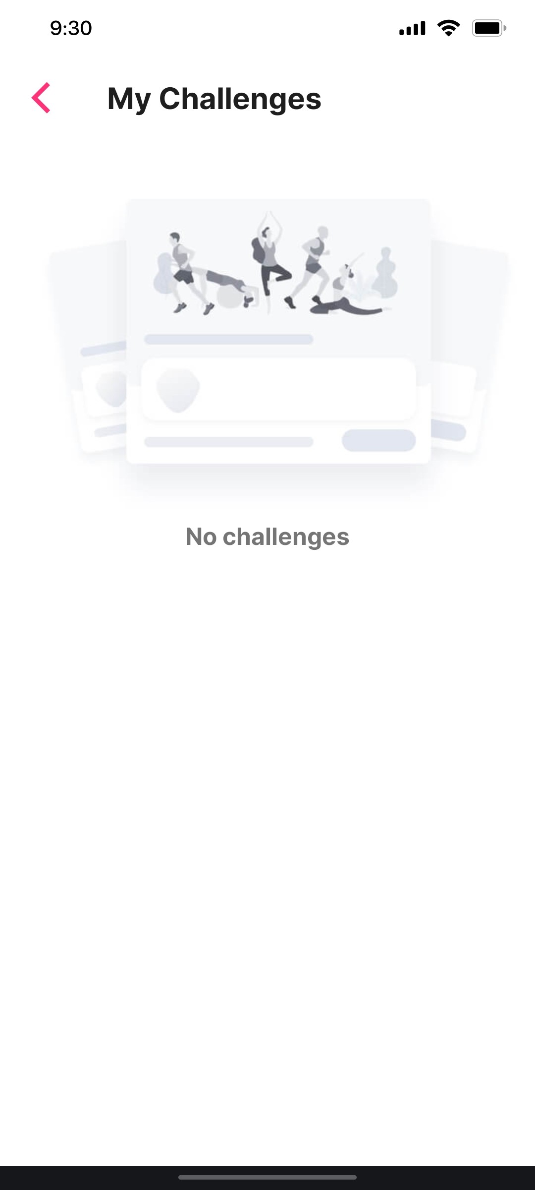 Cult.fit App My Challenges Screen