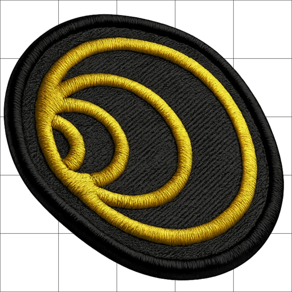 Patch bordado com logo do Fronteira.