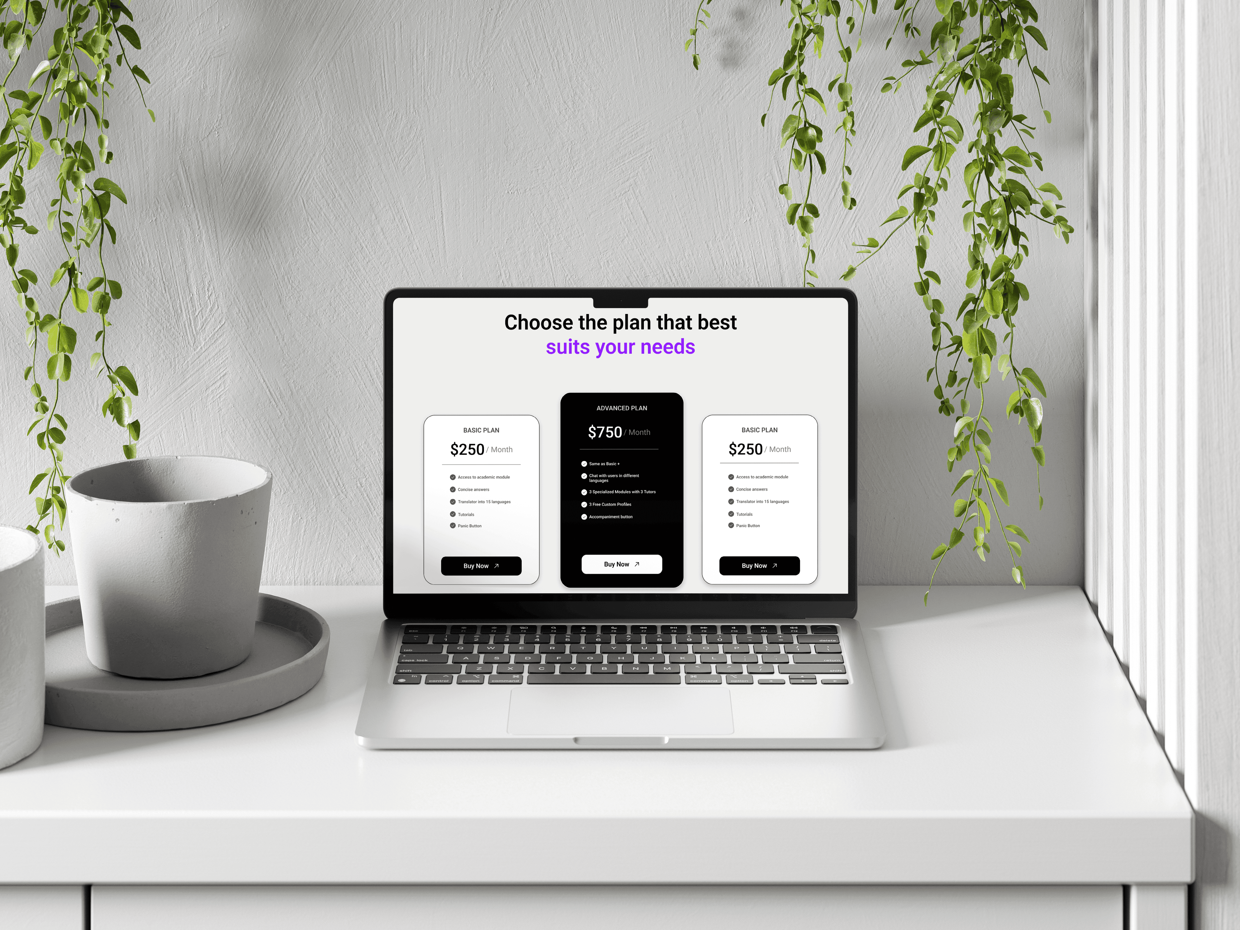 MInd Front Ai Pricing Section Design