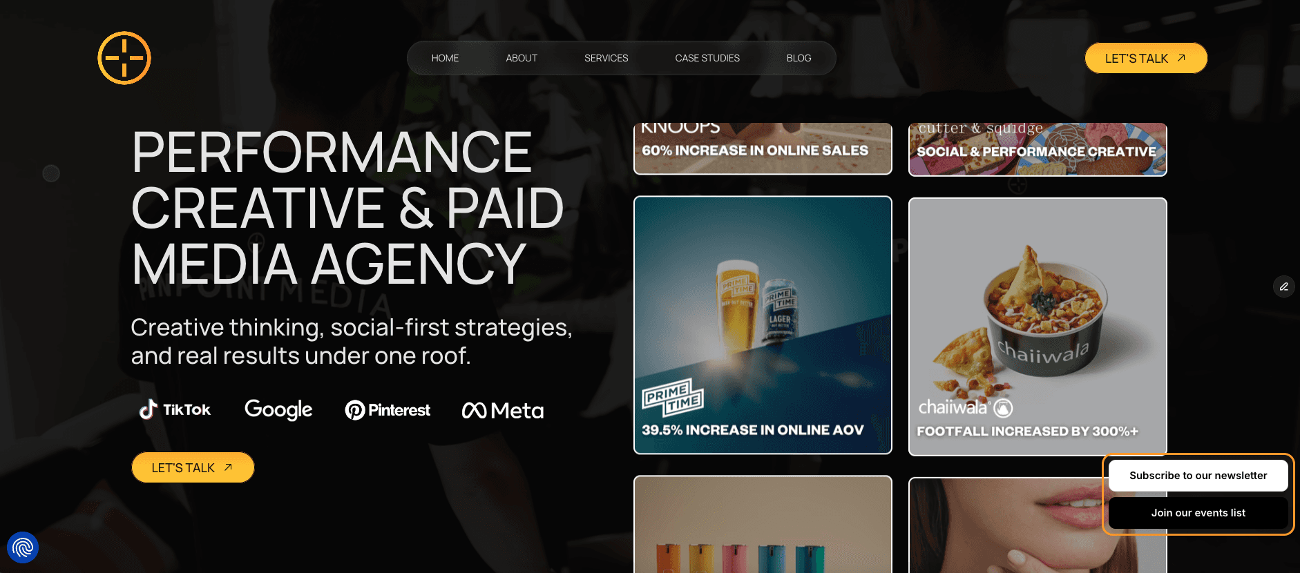 PinPoint Media Homepage