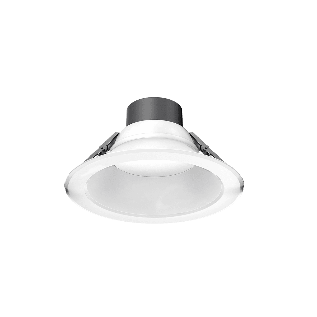 DL254 commercial LED recessed downlight, white deep anti-glare ceiling down light for retail and office space