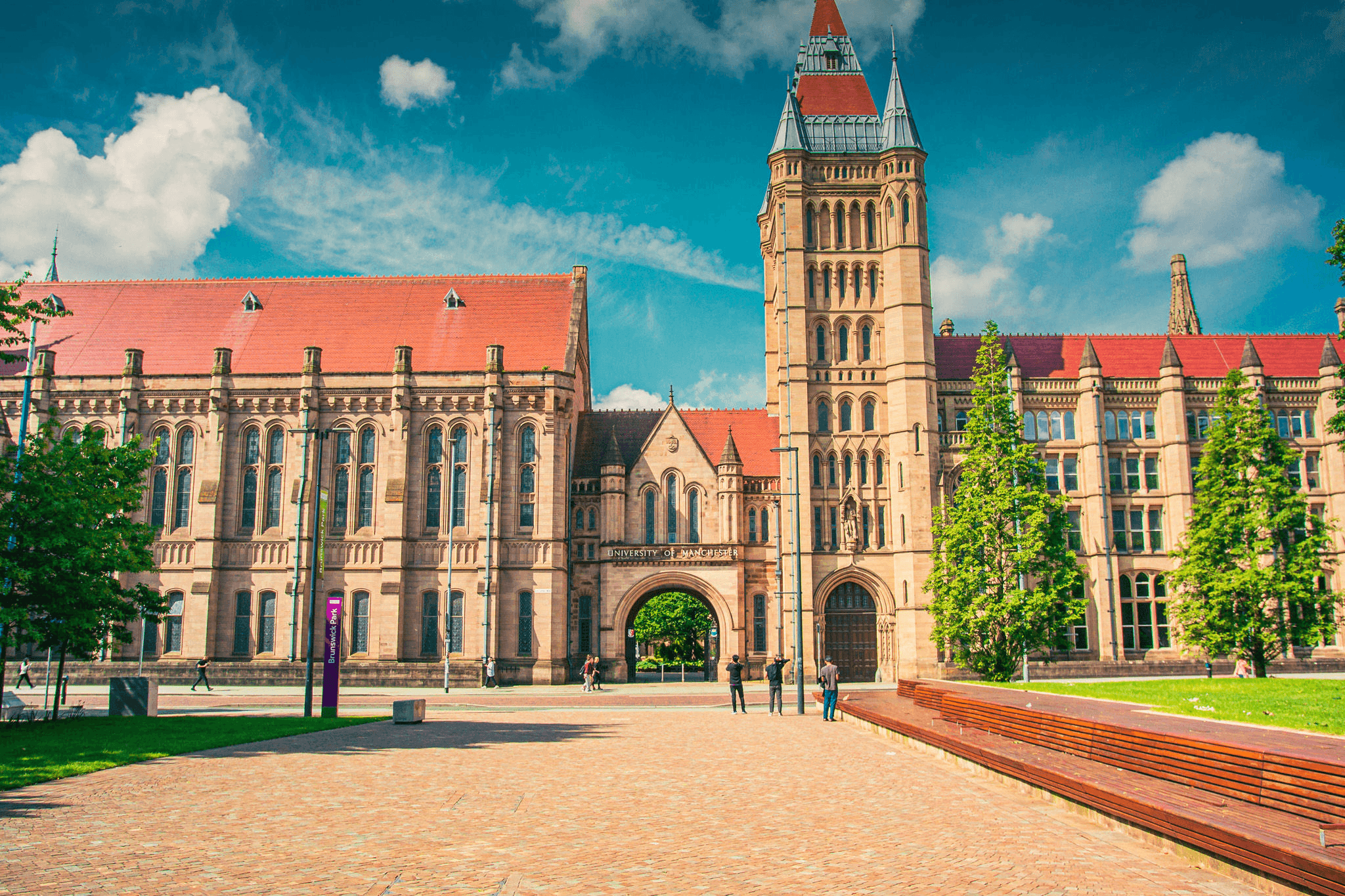 High school student conducting academic research to strengthen their University of Manchester application