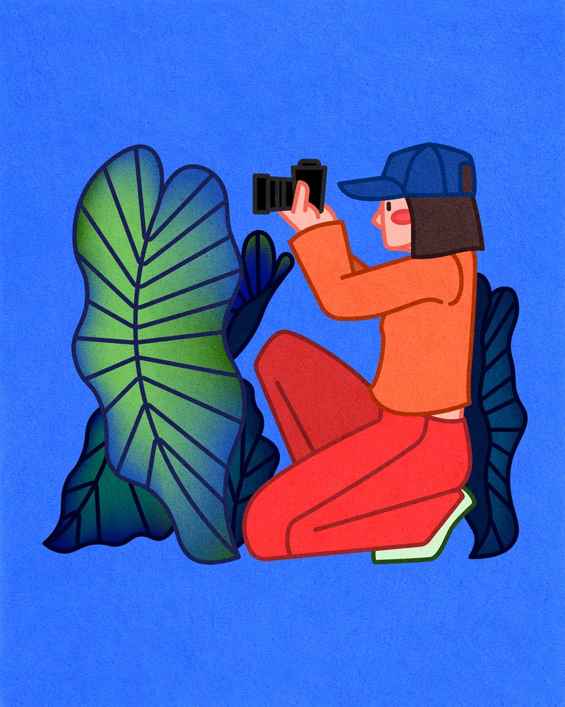 Girl & Leaf