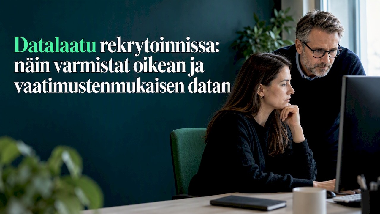 datalaatu rekrytointi
