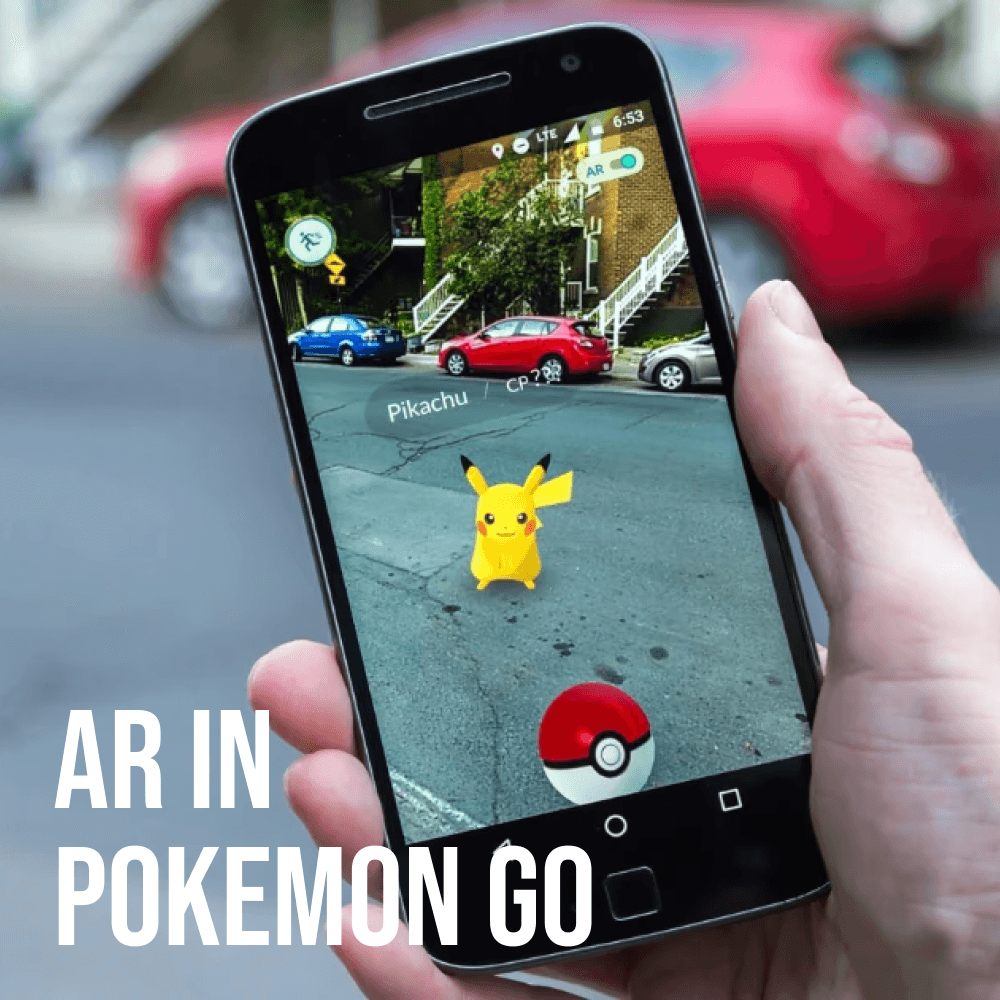 AR in Pokemon go, the revolution of AR in gaming