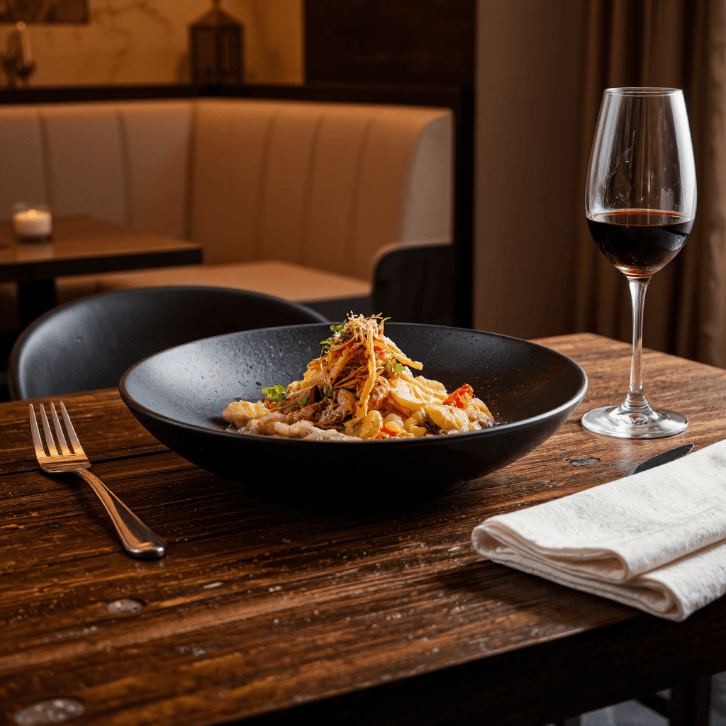 product photography of Gourmet Food Dish