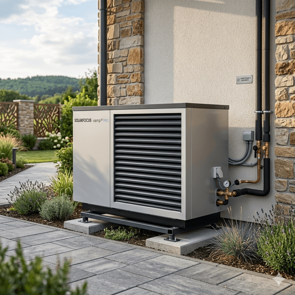 Pompa di calore domestica per riscaldamento efficiente a Padova