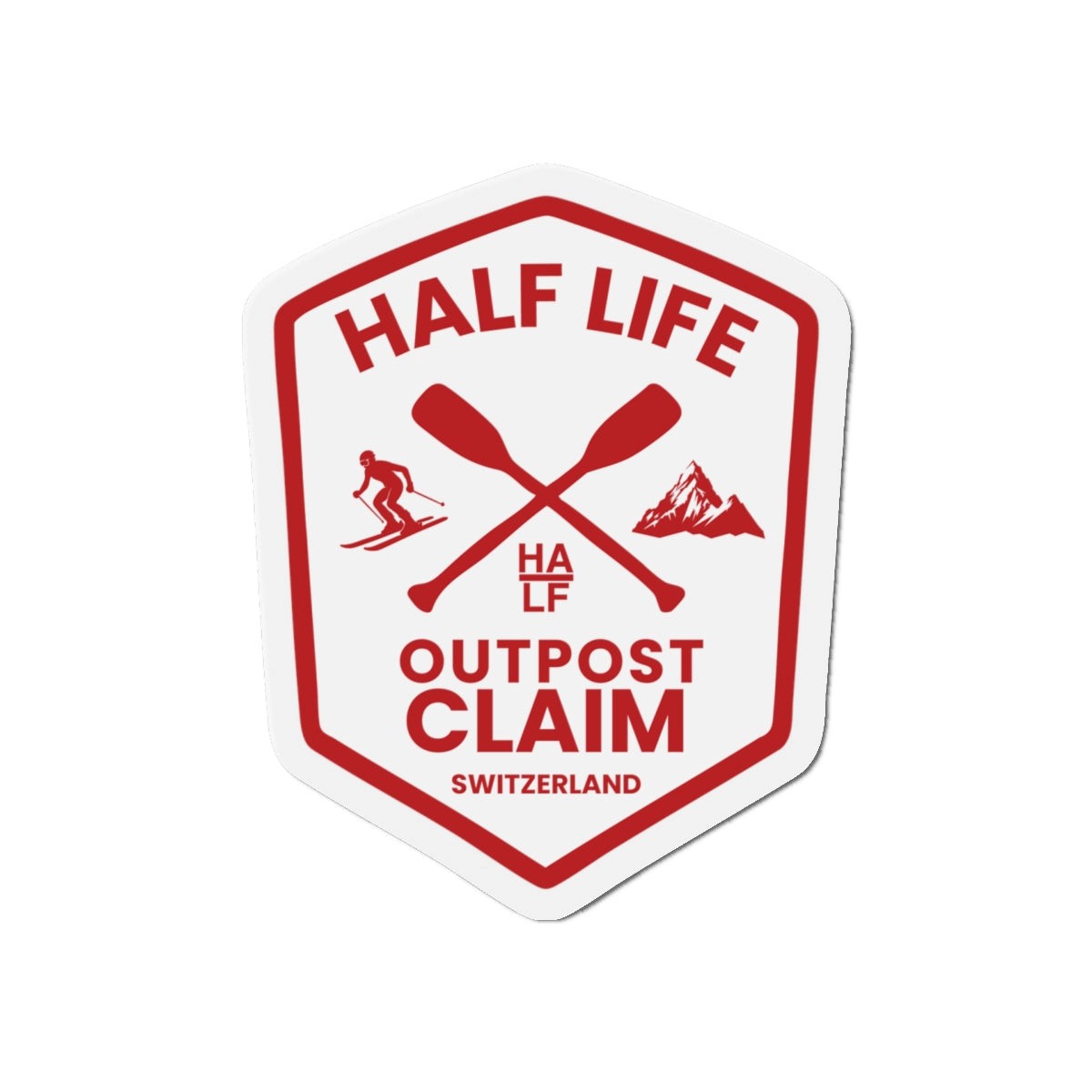 Switzerland Outpost All-Weather Die-Cut Magnets