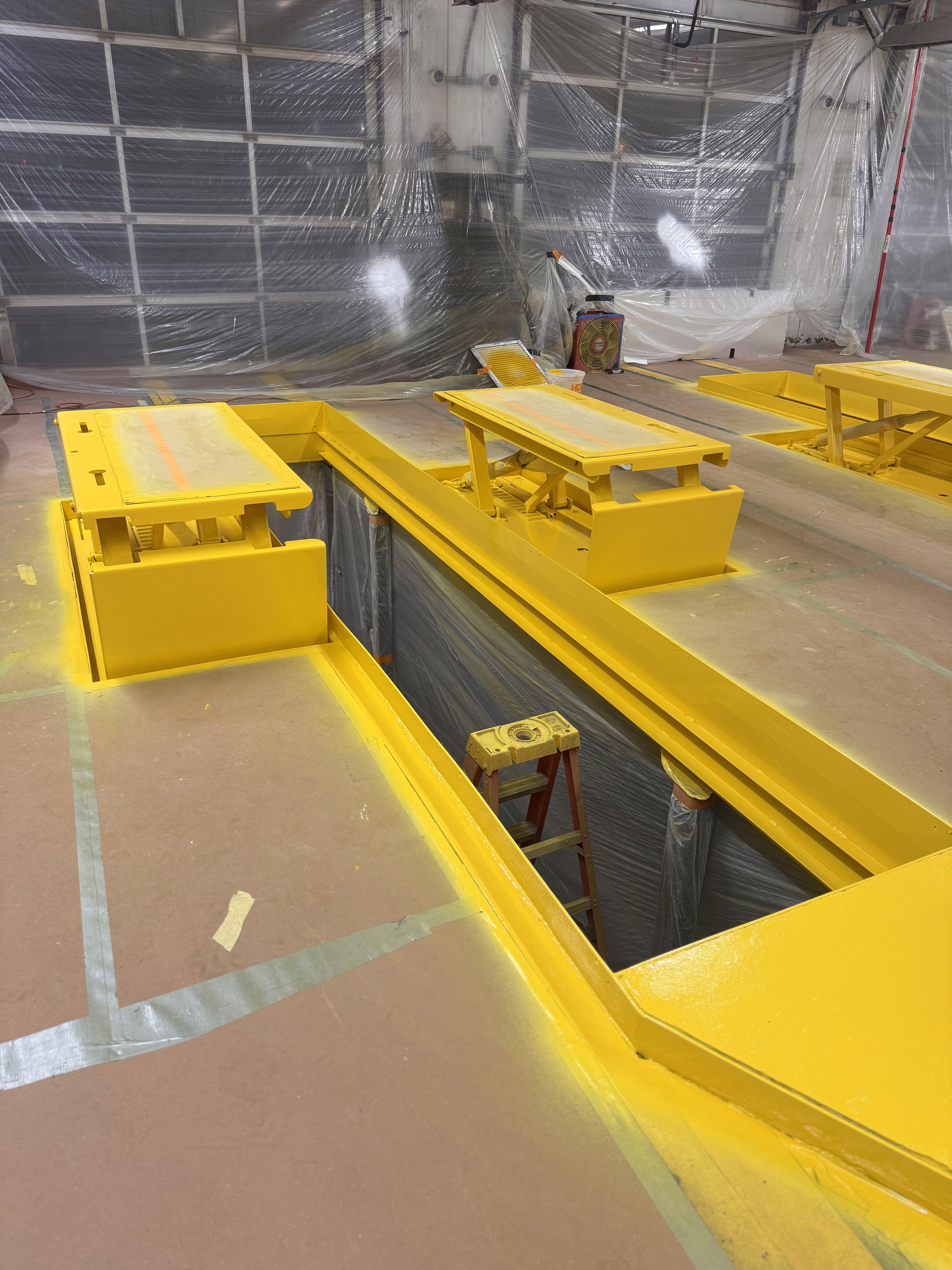 Industrial sandblasting by Rochester Sandblasting