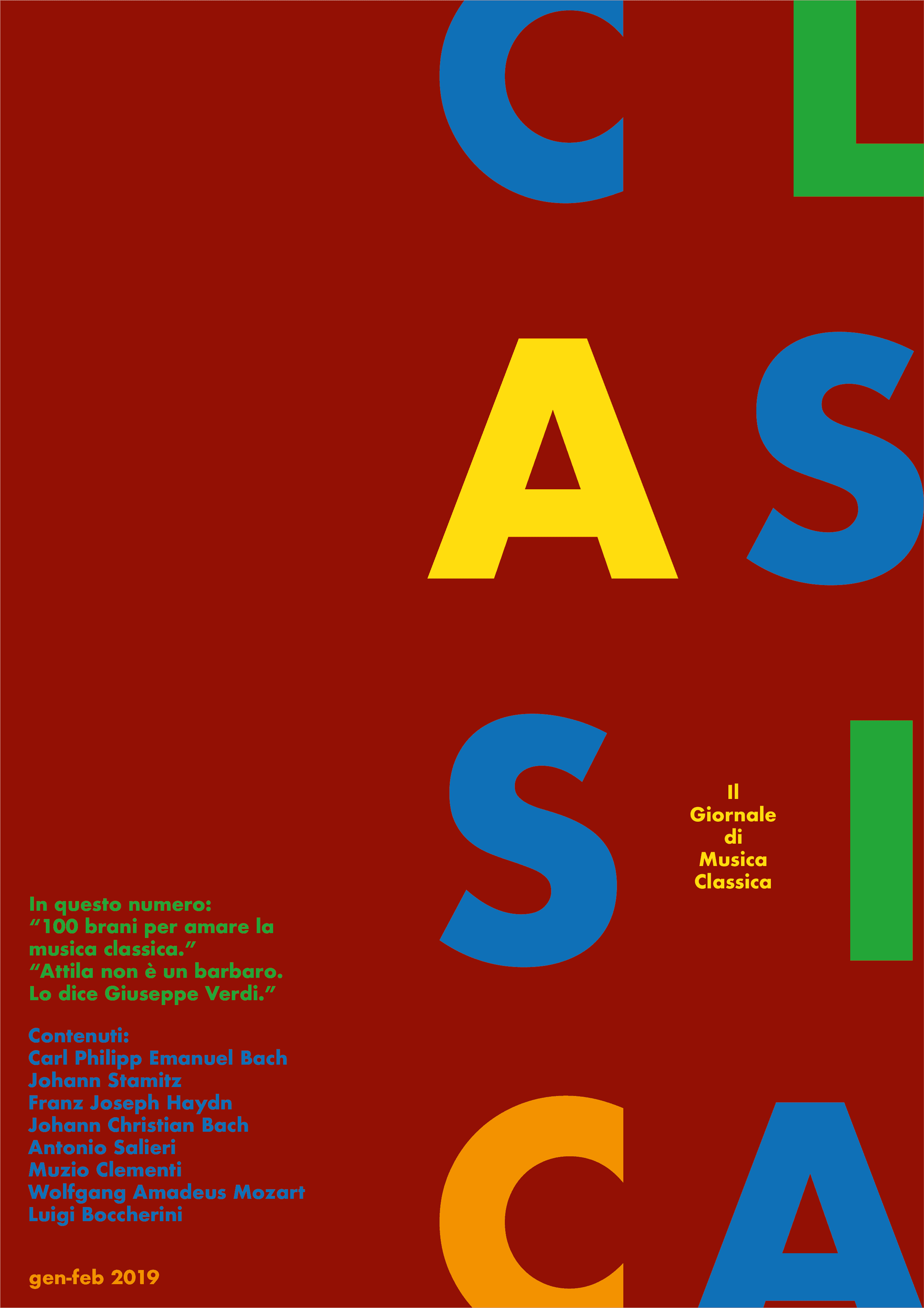 Classica magazine cover concept 09