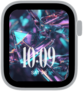 A selection from the Jade Atmos Apple Watch face collection
