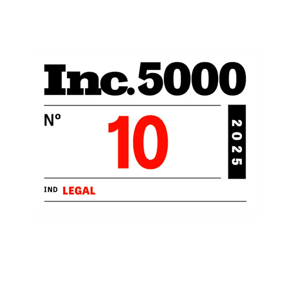 Mangone Law Firm ranked #10 among the fastest-growing law firms in the legal industry according to the Inc. 5000 ranking.