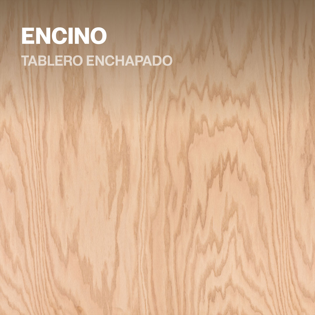 Tablero Enchapado de Encino | MDF | 4.2 MM, 12MM, 16MM