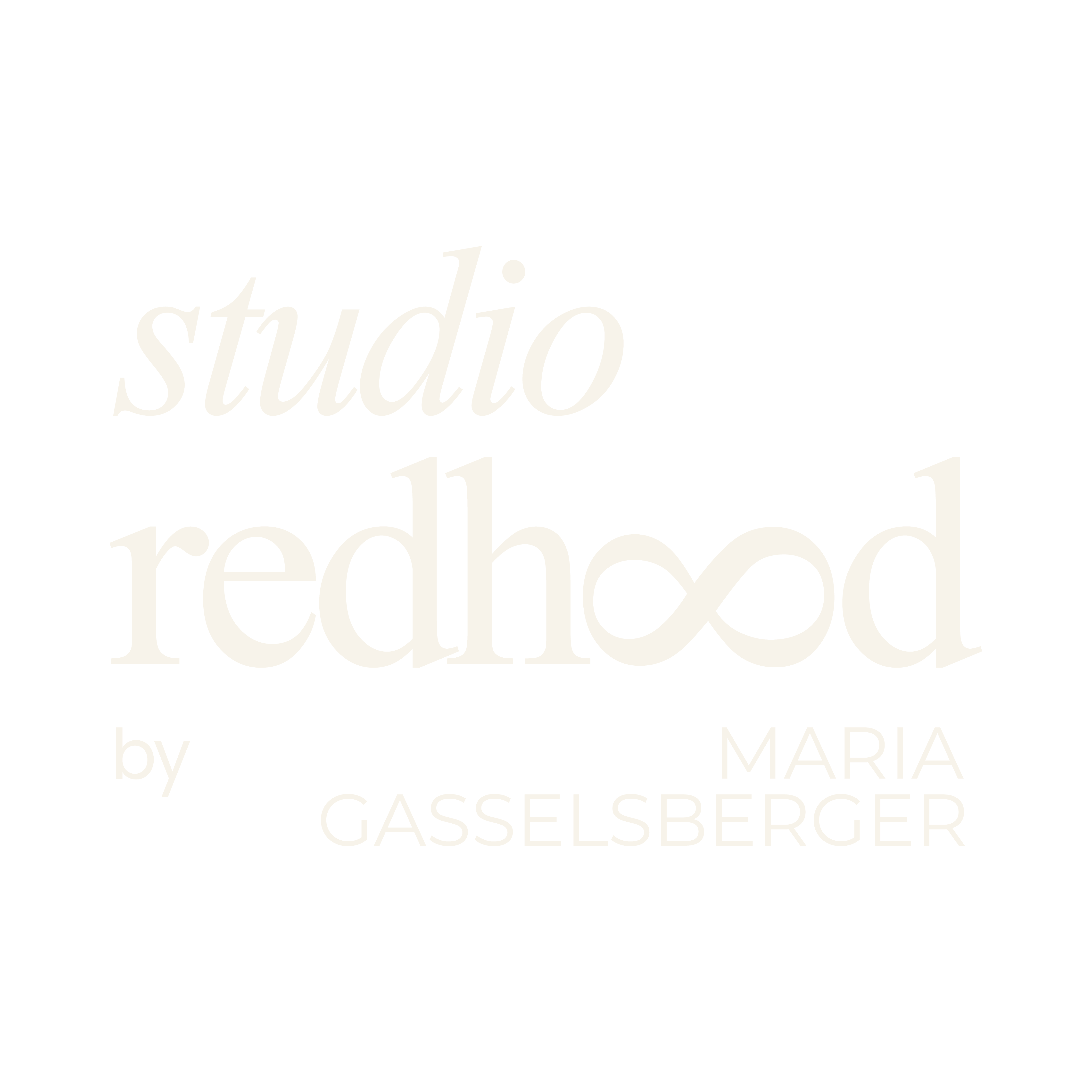 Logo Maria Gasselsberger Studio-redhood by maria Gasselsberger Brandingagentur Image Design