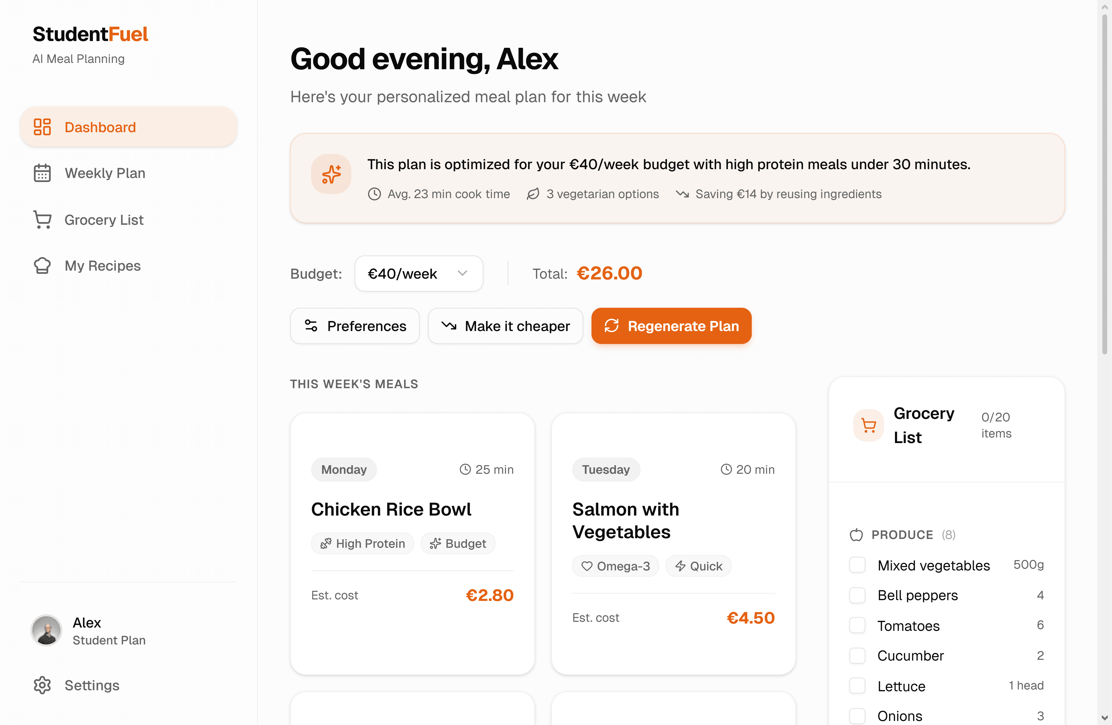 Business dashboard showing revenue, deals, customer list, growth chart, and new activity. 