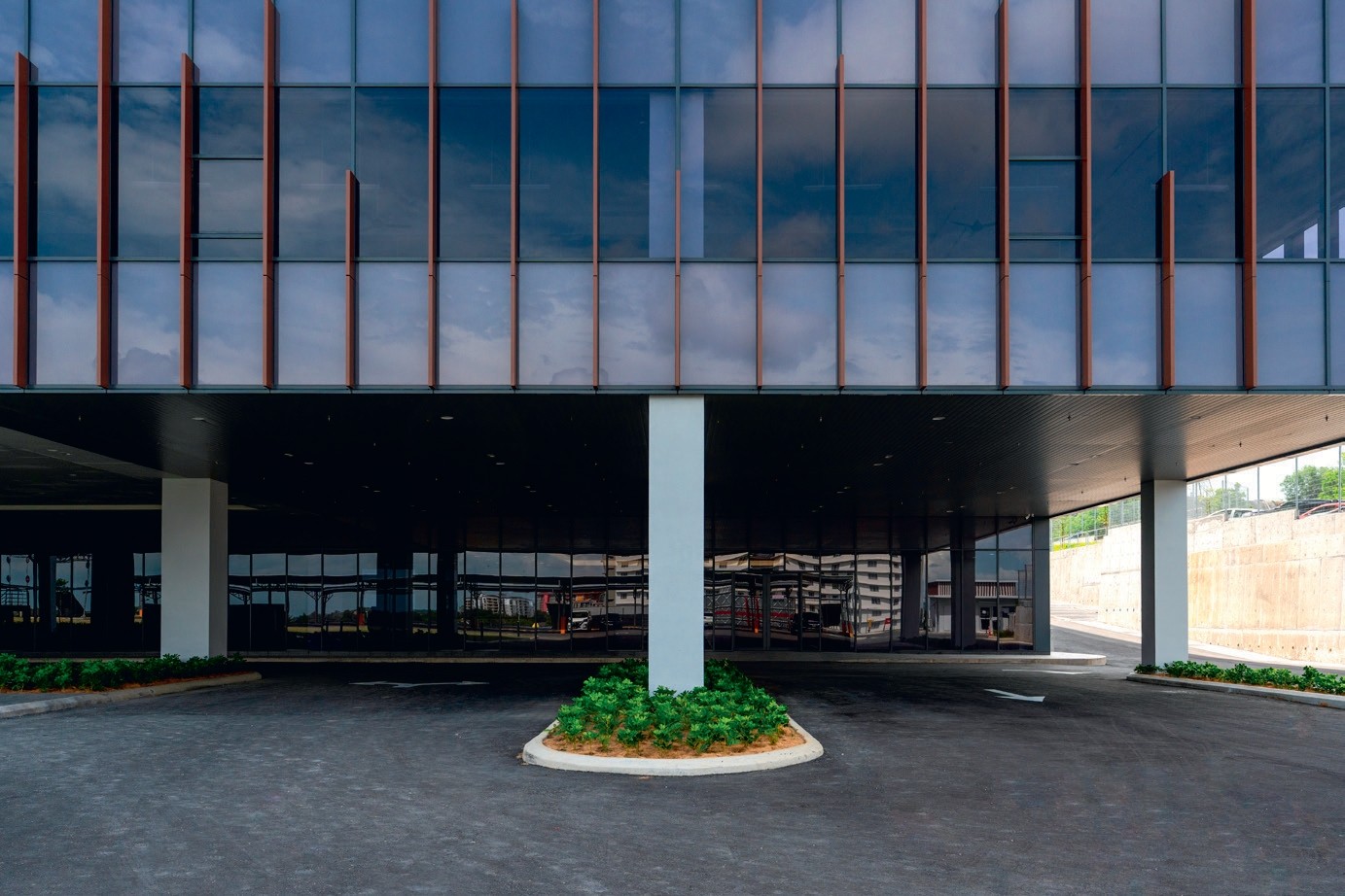 Exterior view of Koa Denko Factory & Office project by Asima Architects