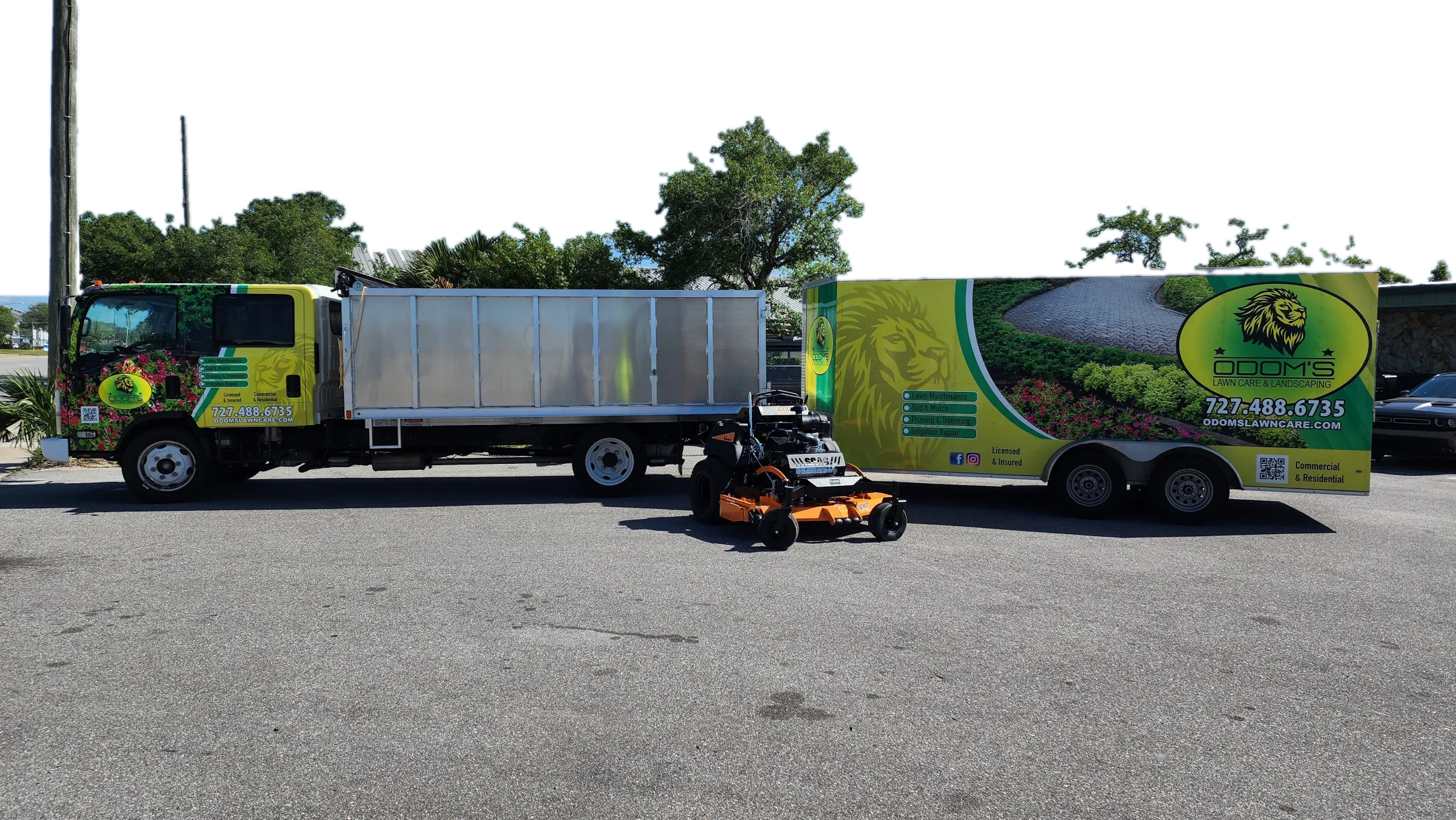 Odom's truck and trailer