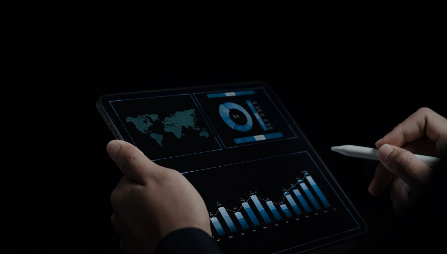 The image illustrates a visual analytical dashboard for Security Guards Board operations.