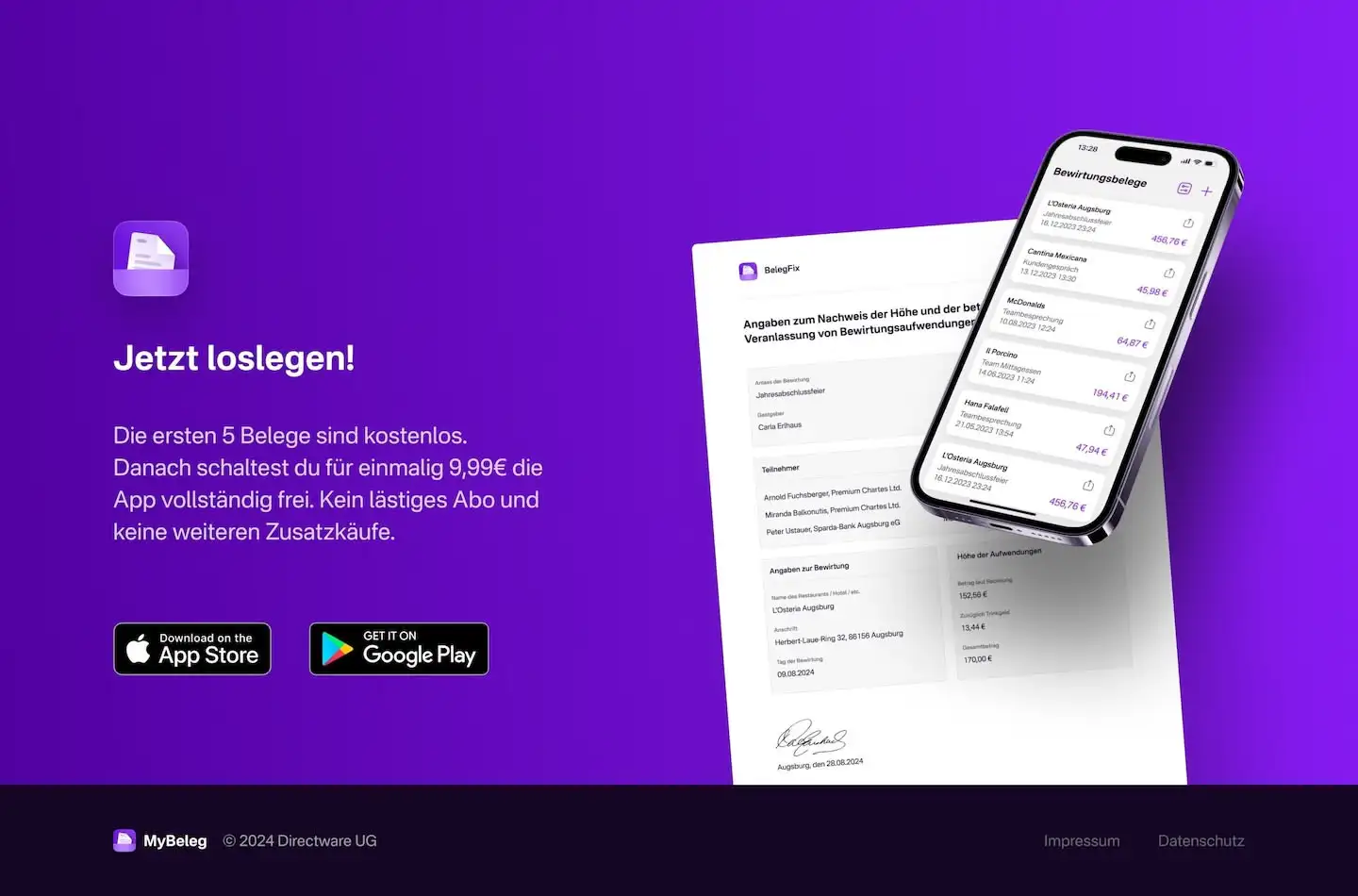 Screenshot aus einem Projekt