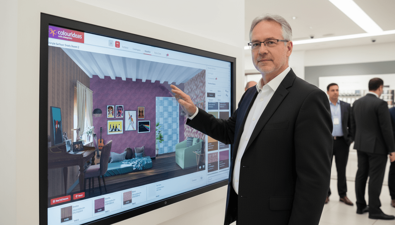 In-store home visualisation platform