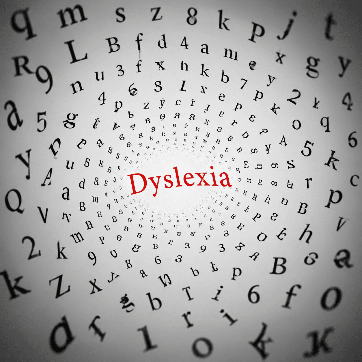 The word Dyslexia