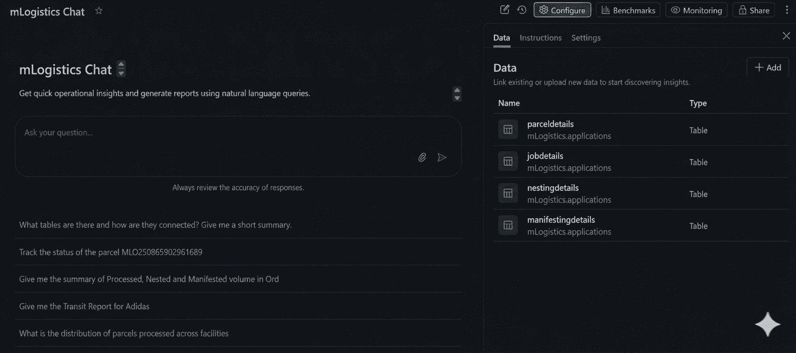 Creating a Genie Space and linking Data