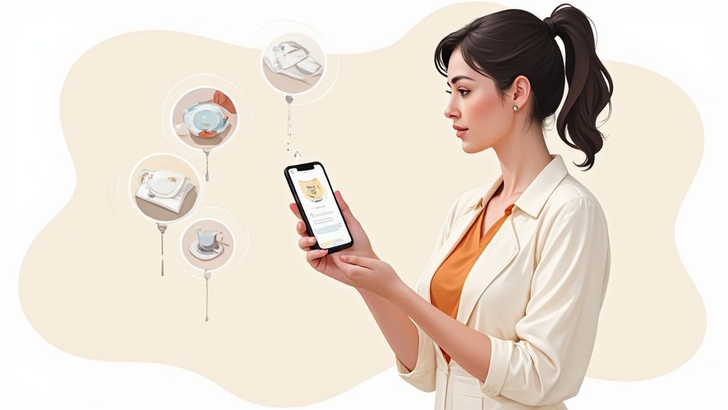 An AI-powered system dashboard showing hotel operational metrics and data visualizations.