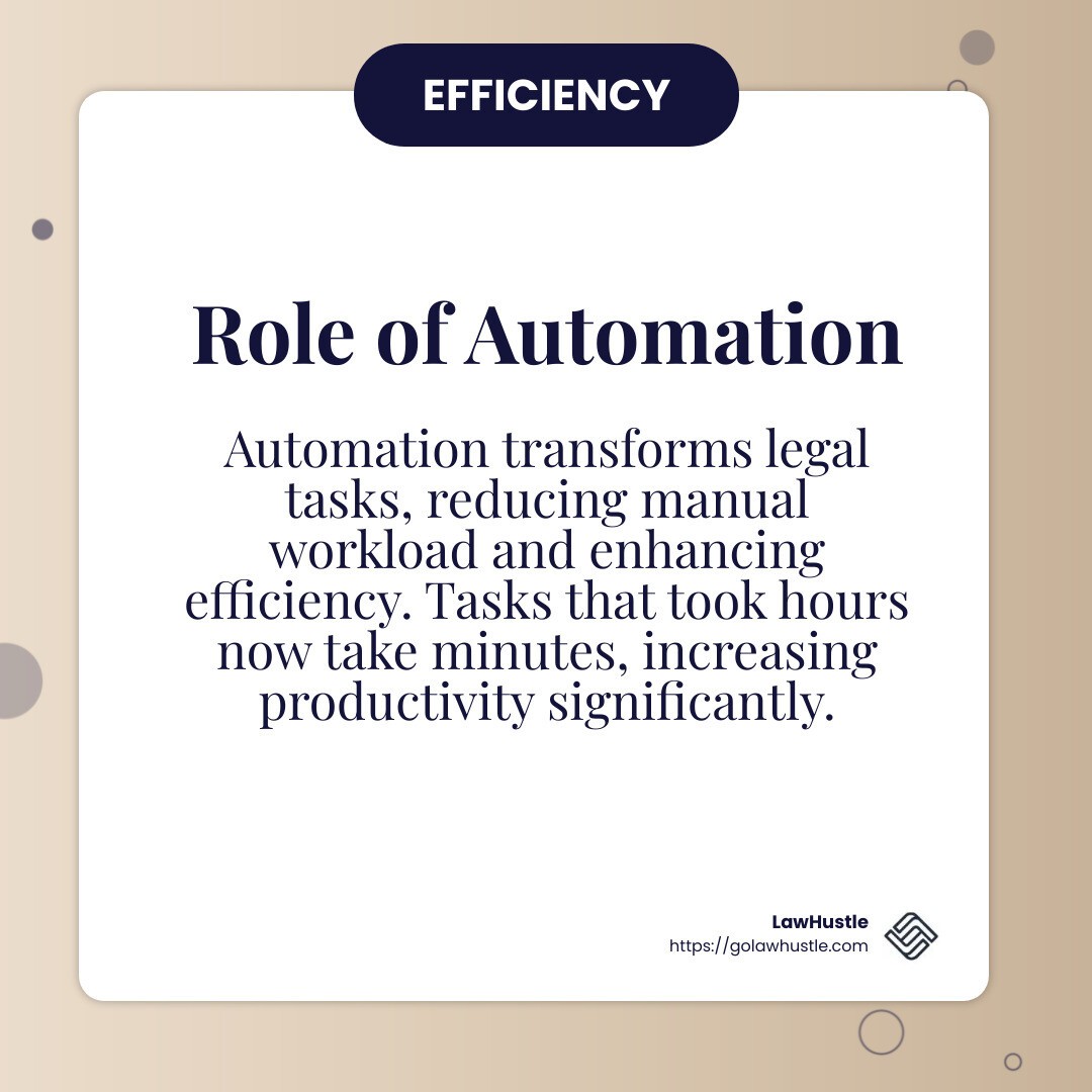 Efficiency in automation - case automation infographic simple-info-card
