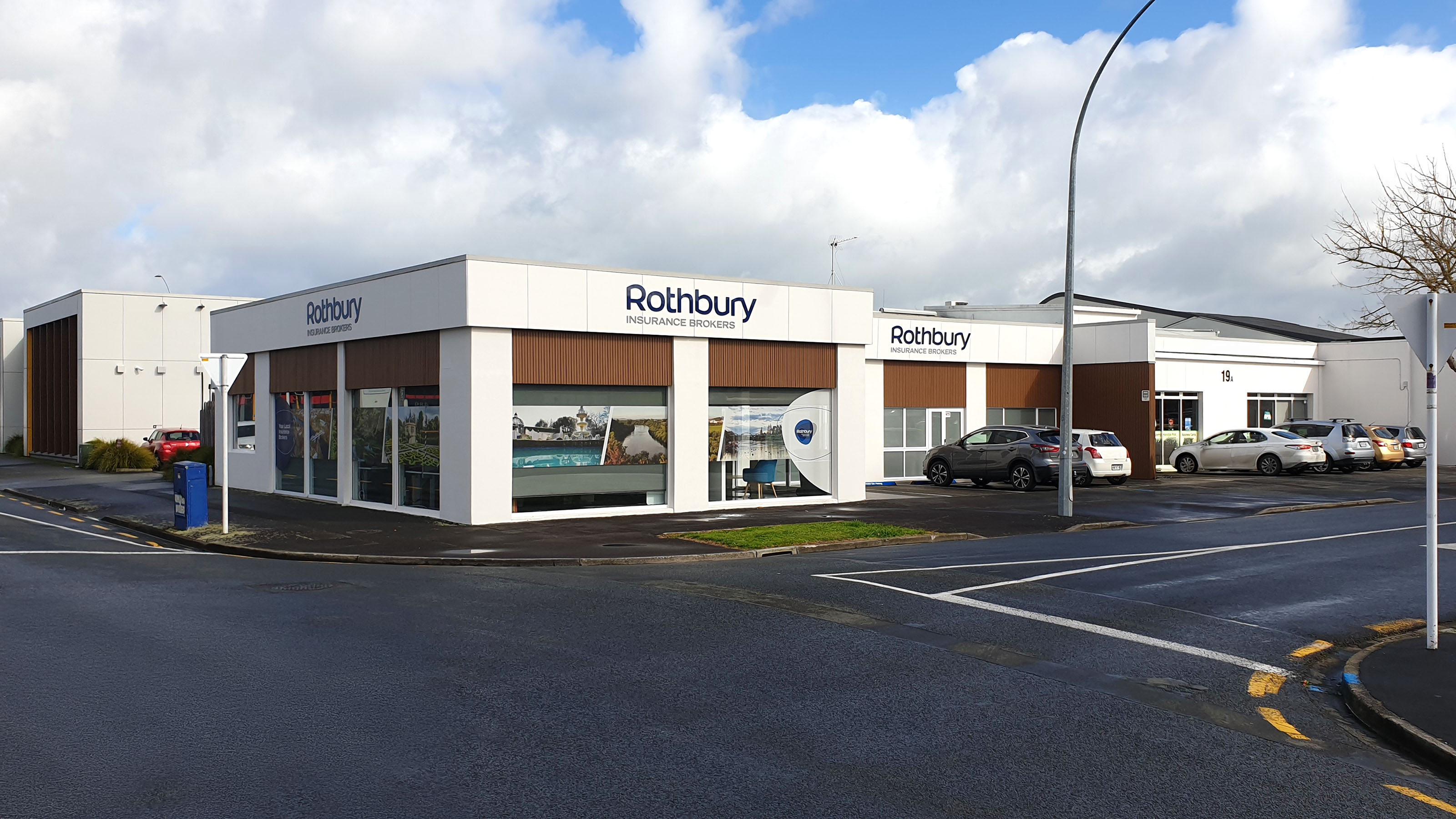 Rothbury Insurance Office Signage