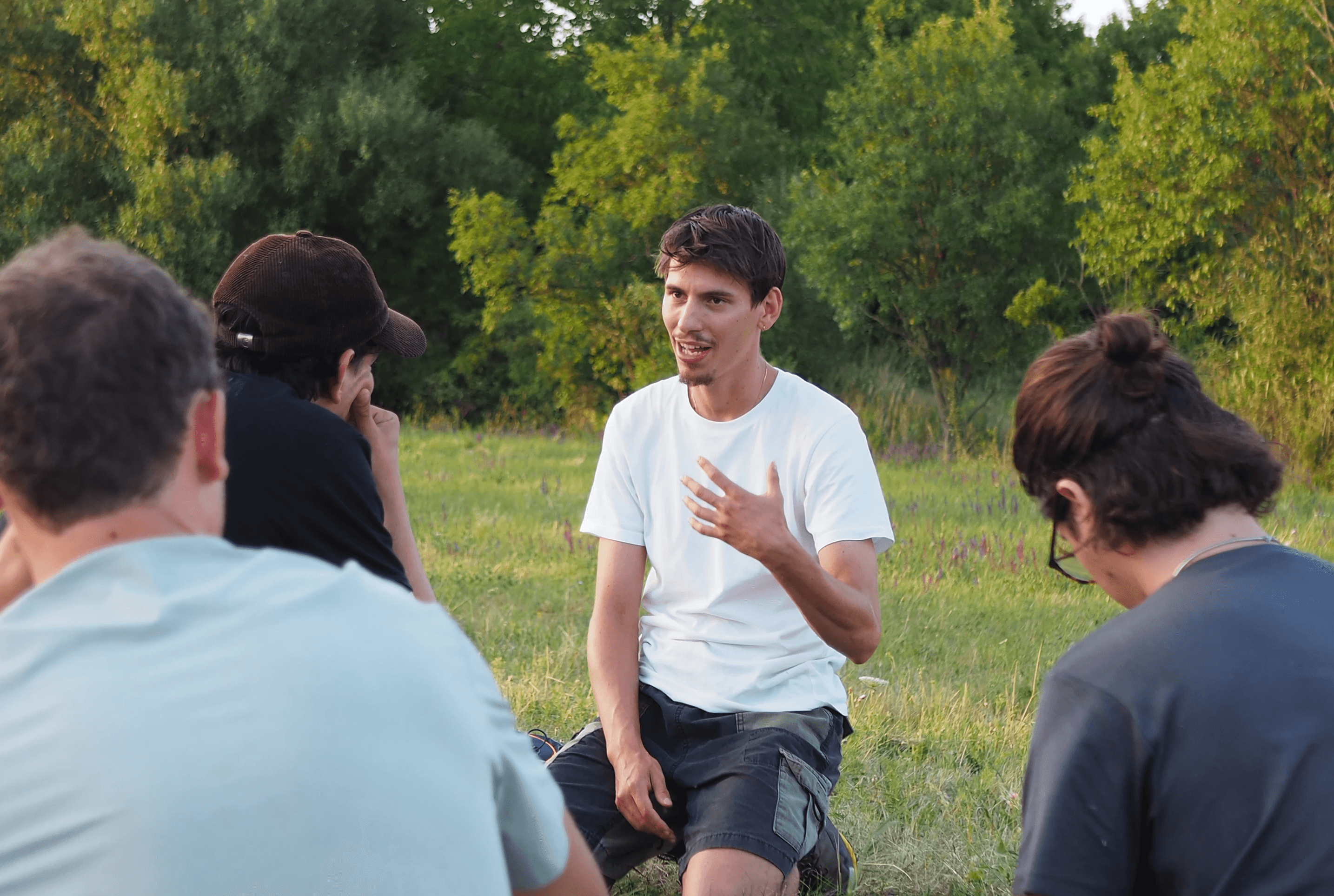 Concetrated triathlete grayscale