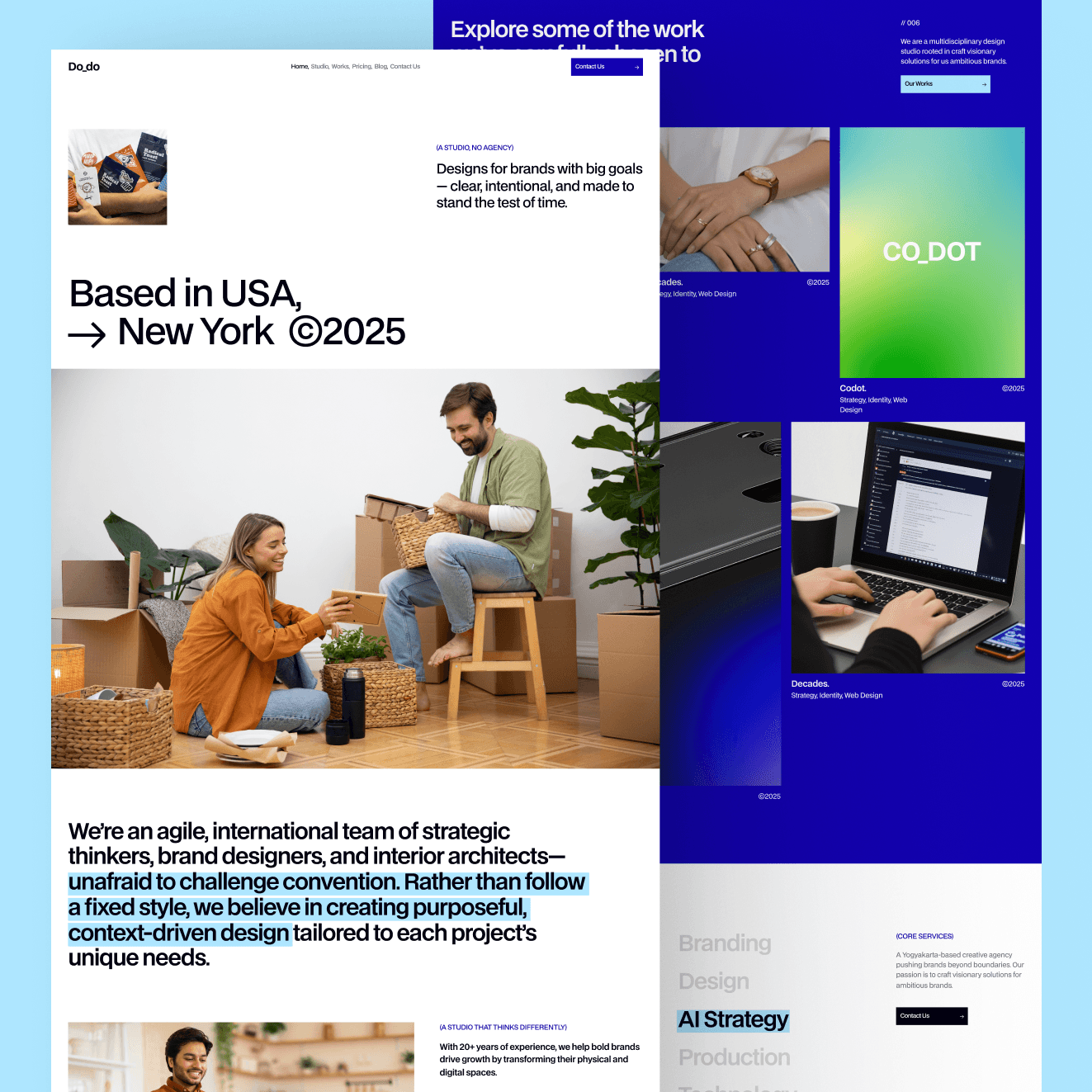webflow digital agency template
