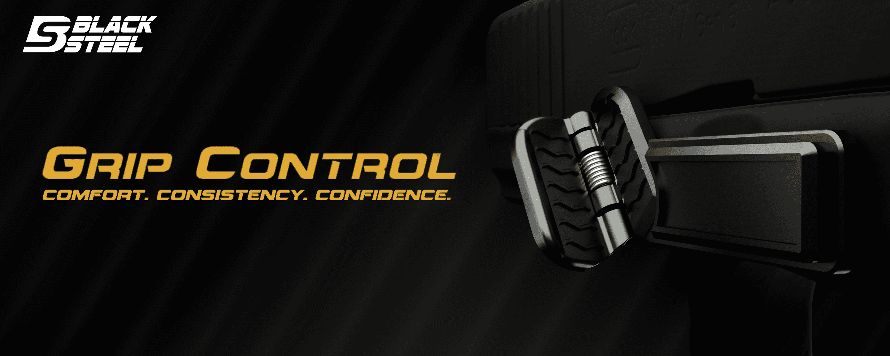 Modern black minimalist house with sharp geometric lines with warm light at dusk. 