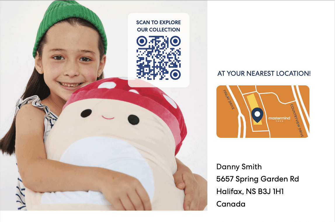 Bermies Swimwear Direct Mail Postcard