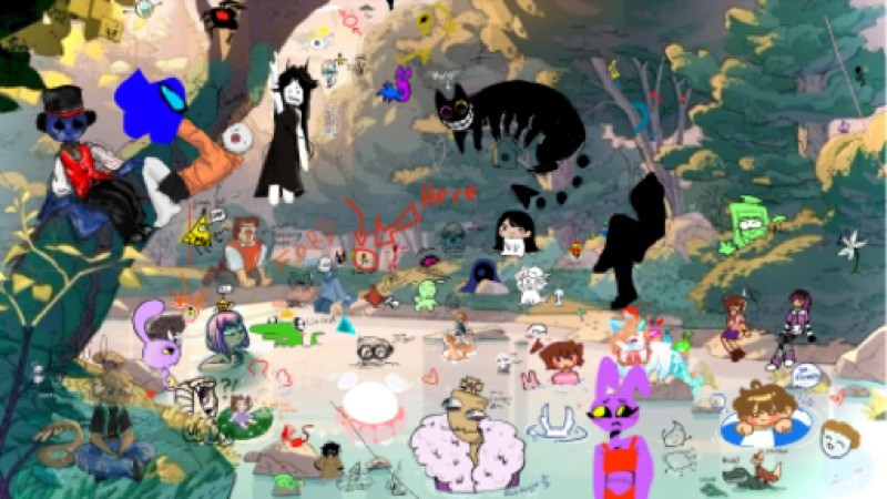 Draw ur oc in a river!! :3