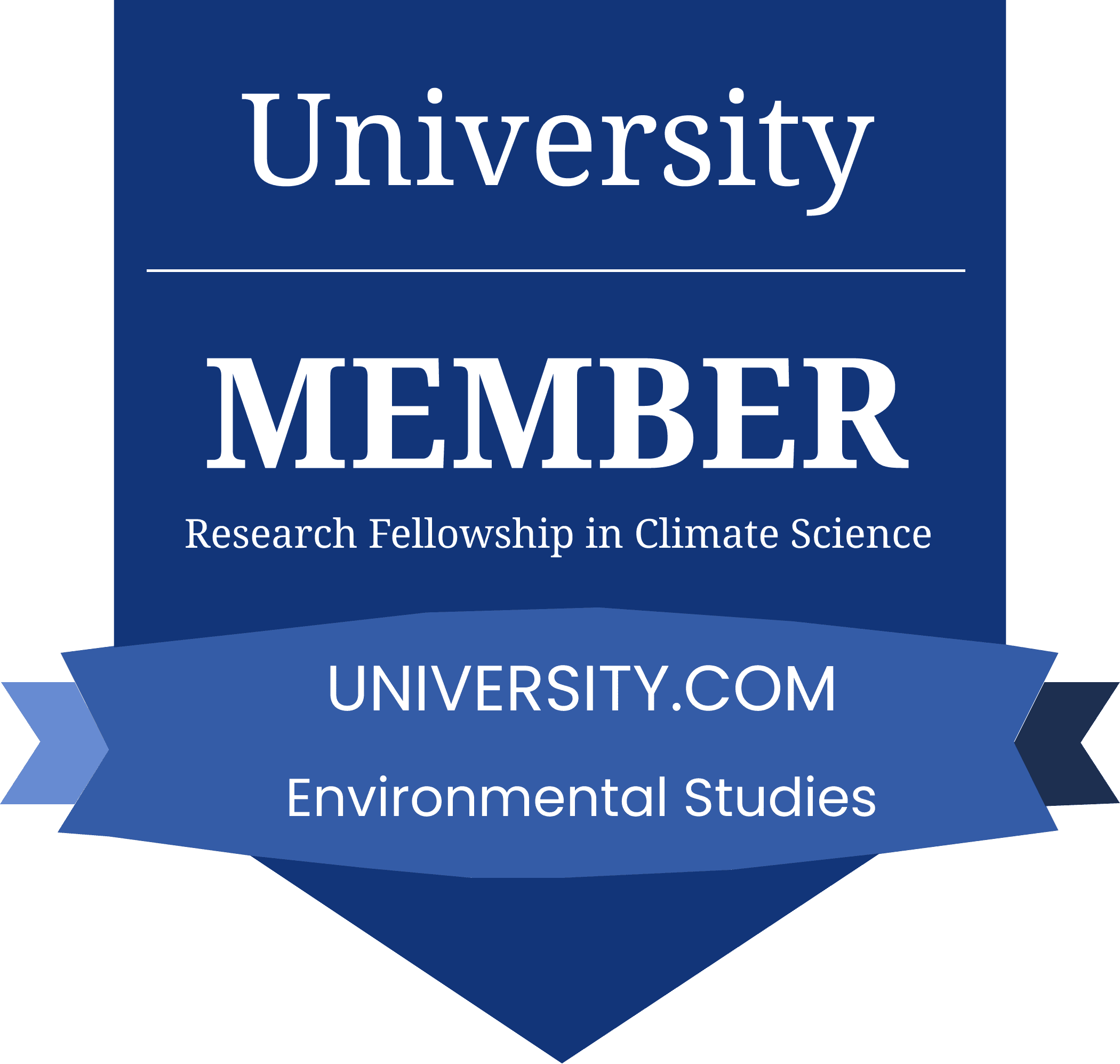 Wauld - Formal and effective blue membership badge template